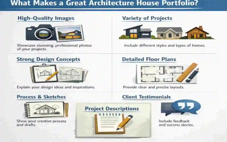 architecture house portfolio printing