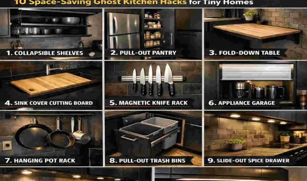 Small House Dark Kitchen