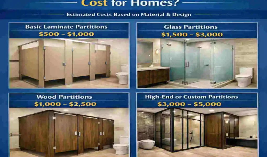 bathroom partitions for home