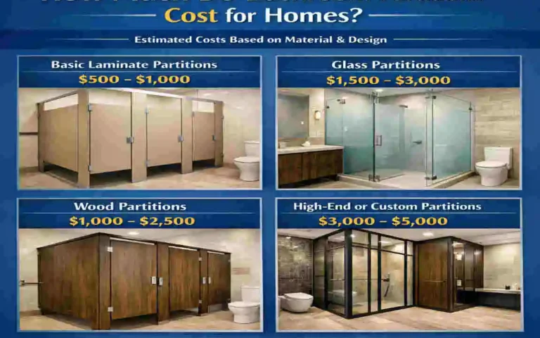 bathroom partitions for home