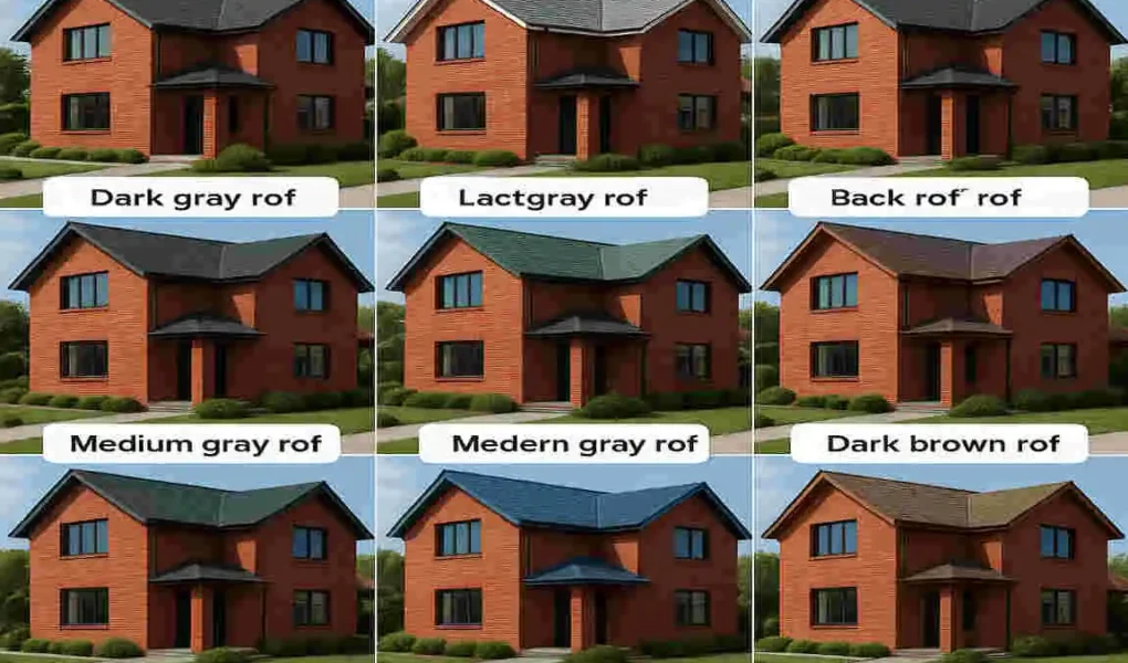 10 Stunning Roof Color Combinations for Red Brick Modern Houses: Expert Picks