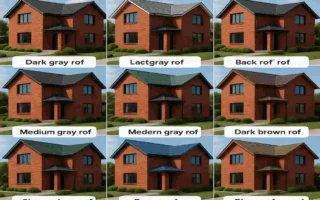 10 Stunning Roof Color Combinations for Red Brick Modern Houses: Expert Picks