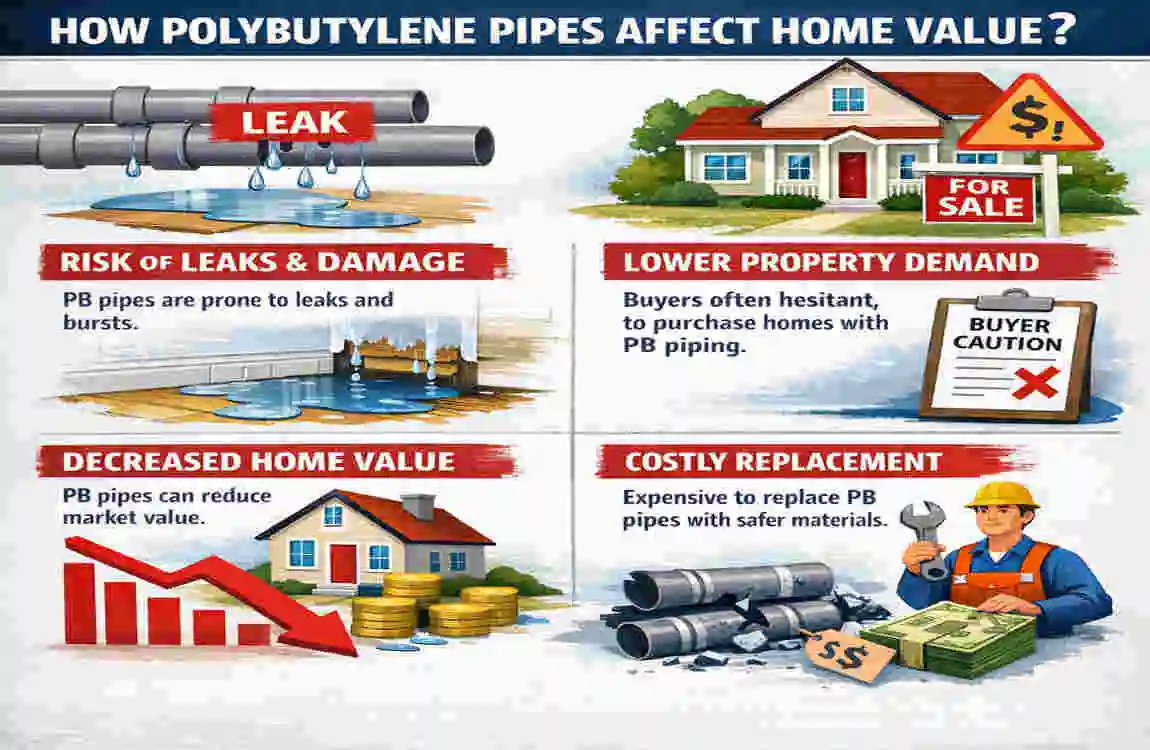can you sell a house with polybutylene pipes