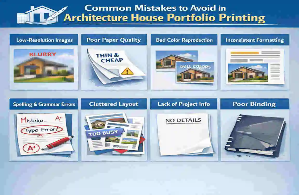 architecture house portfolio printing