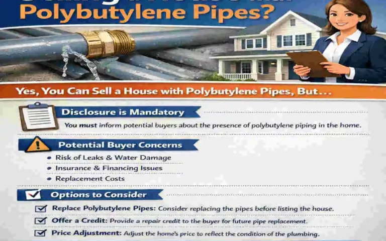 can you sell a house with polybutylene pipes