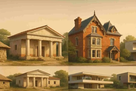 how has house architecture changed over time