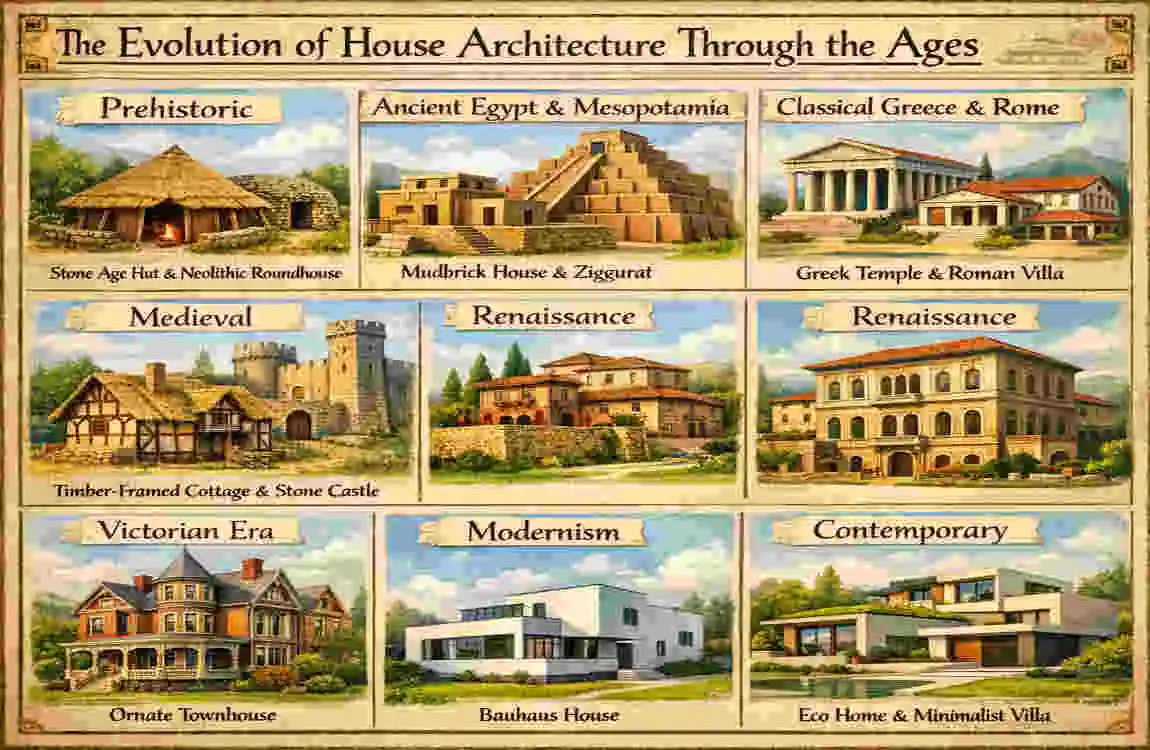 How Has House Architecture Evolved Through the Ages? - american home ...