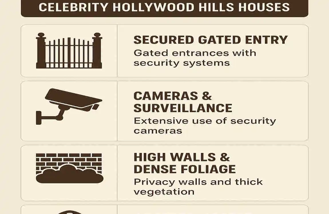 Hollywood Hills Celebrity Houses