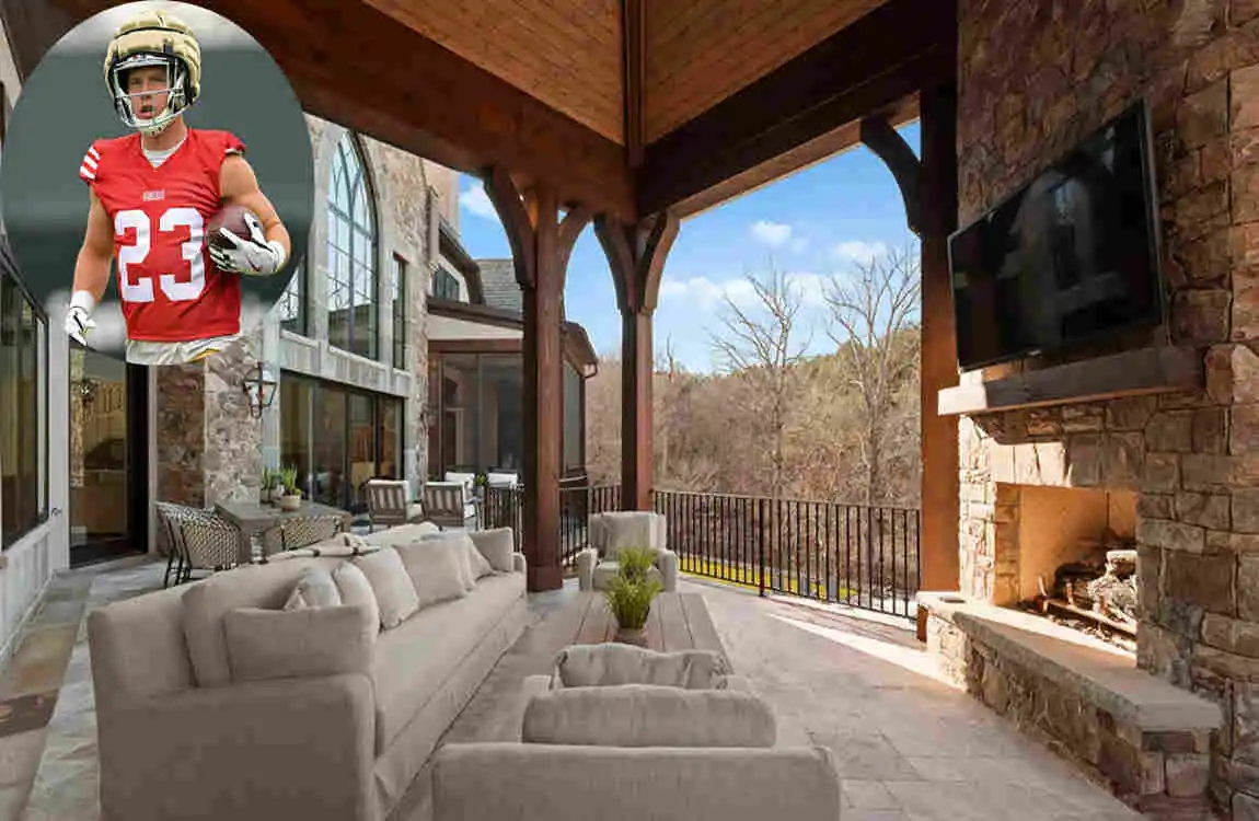 Christian McCaffrey's Lake Home