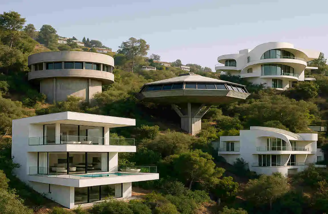Hollywood Hills Celebrity Houses