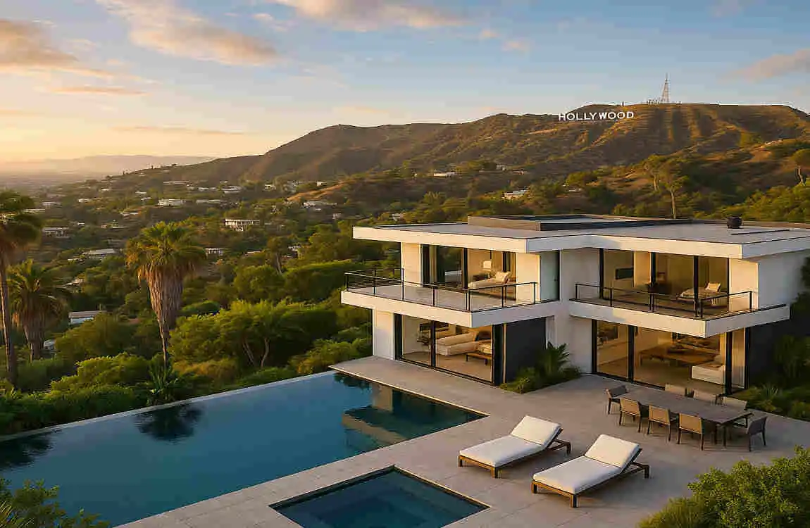 Hollywood Hills Celebrity Houses