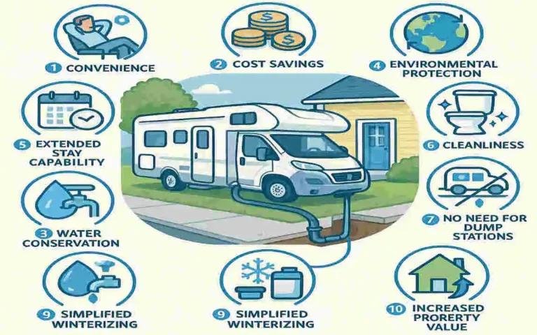 how to connect rv to house sewer