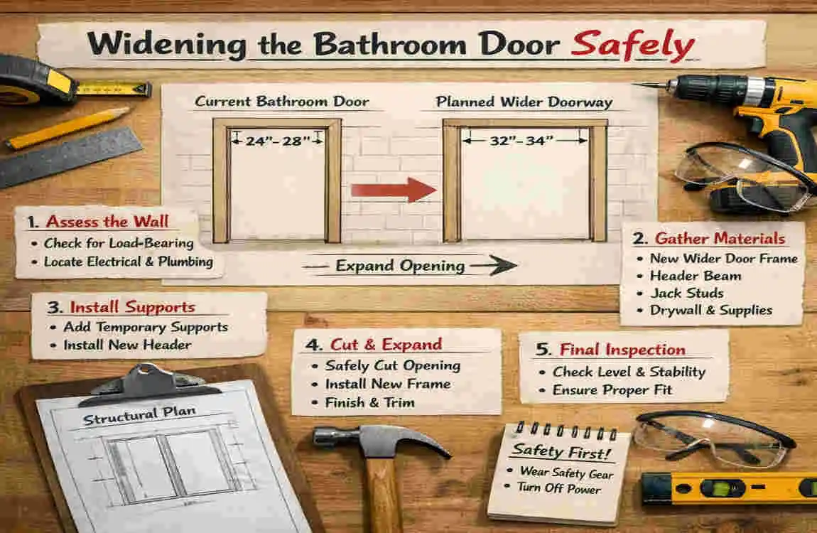 How to Widen a Bathroom Doorway: Easy Home Renovation Guide
