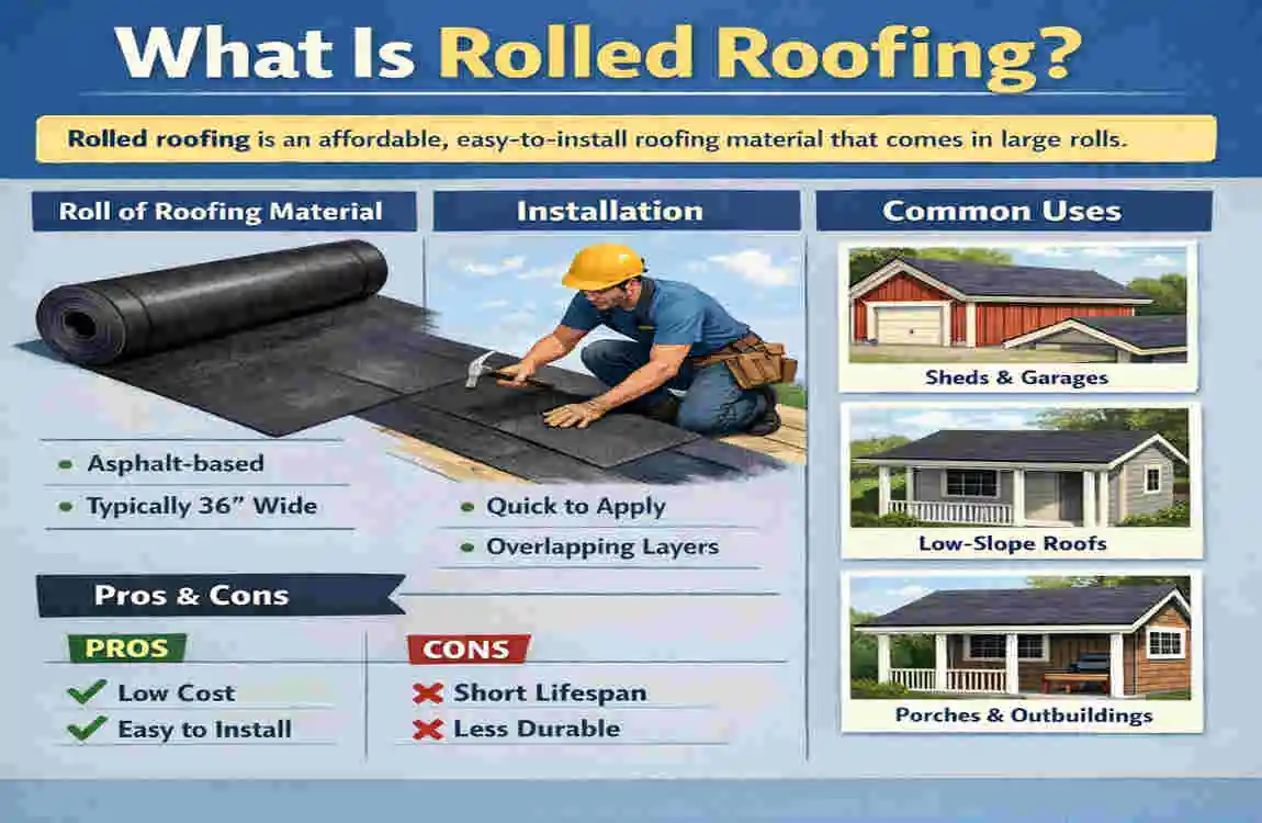 how much does a roll of rolled roofing cost