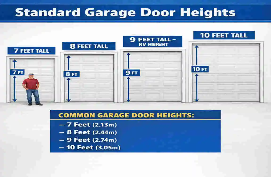 How Tall Is a Garage Door? Standard Heights for Your Home