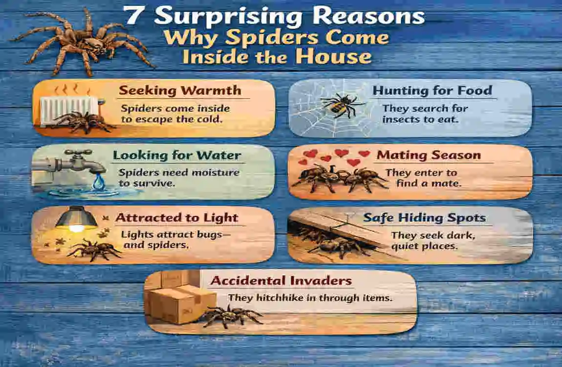 Why Do Spiders Come Inside the House? 7 Surprising Reasons & Easy Prevention Tips
