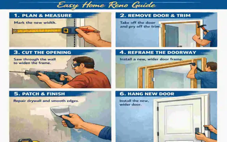 How to Widen a Bathroom Doorway: Easy Home Renovation Guide