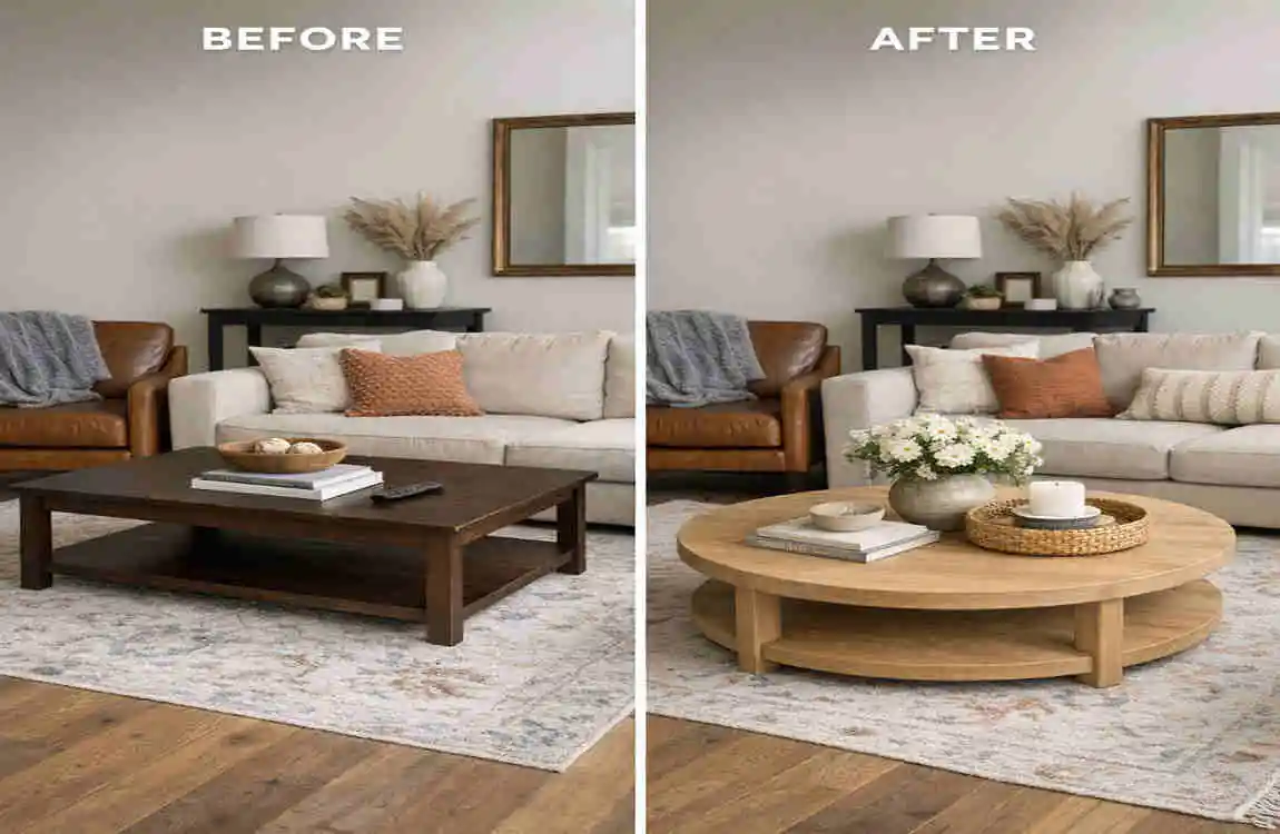 How do I know what shape coffee table to buy?