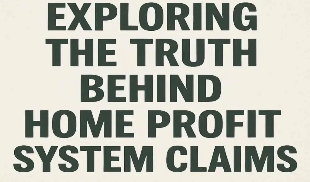 Exploring the Truth Behind Home Profit System Claims