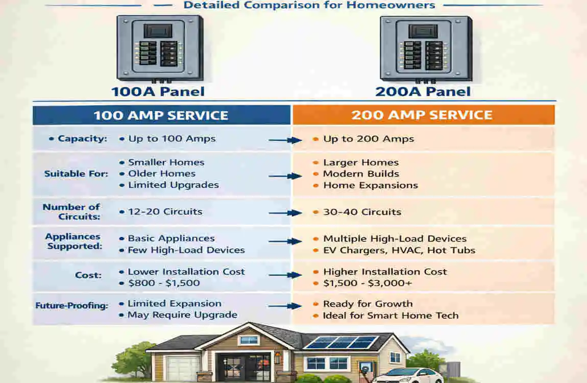 What Is the Average Amperage of a House? 100-200A Guide for Homeowners