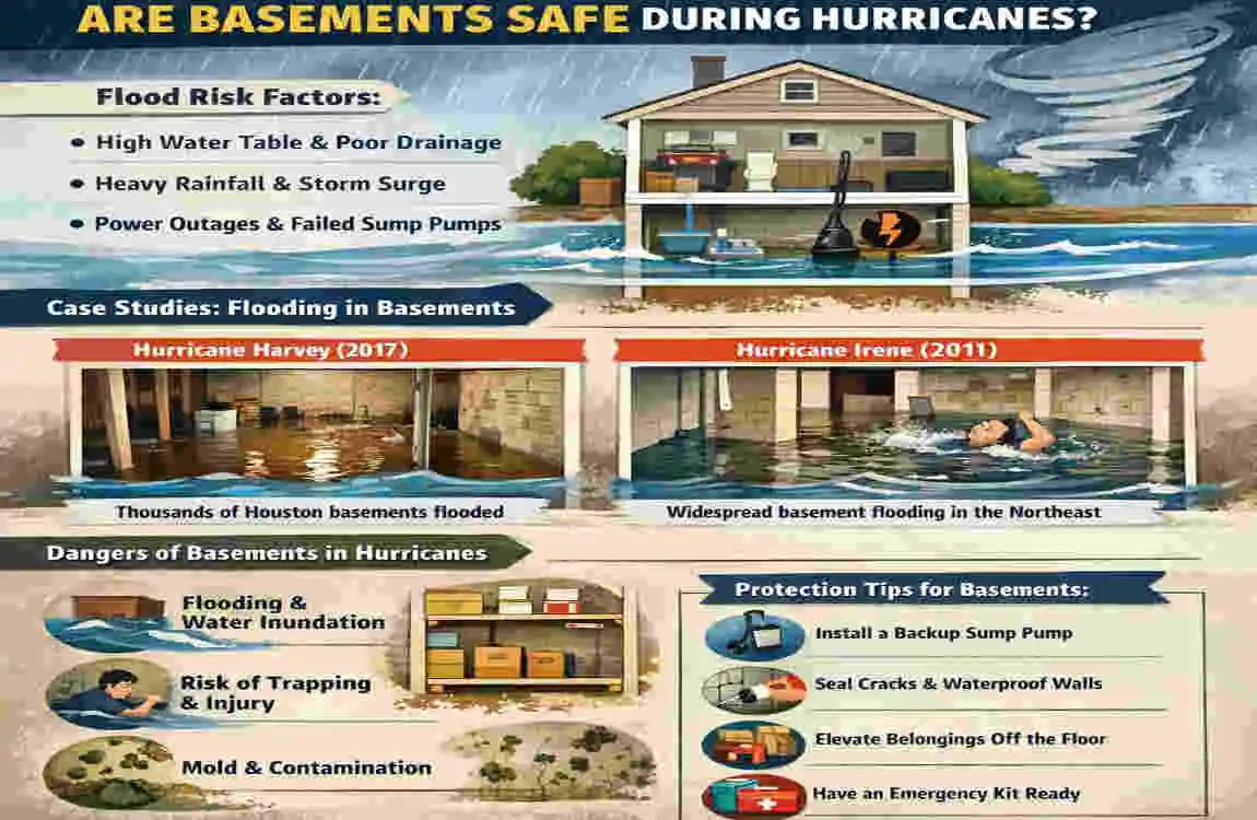 are basements safe during hurricanes