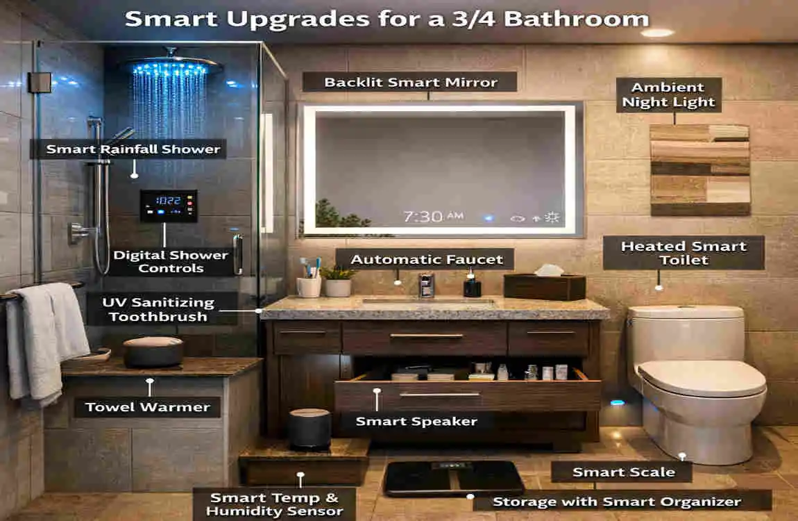 What Is a 3/4 Bathroom?