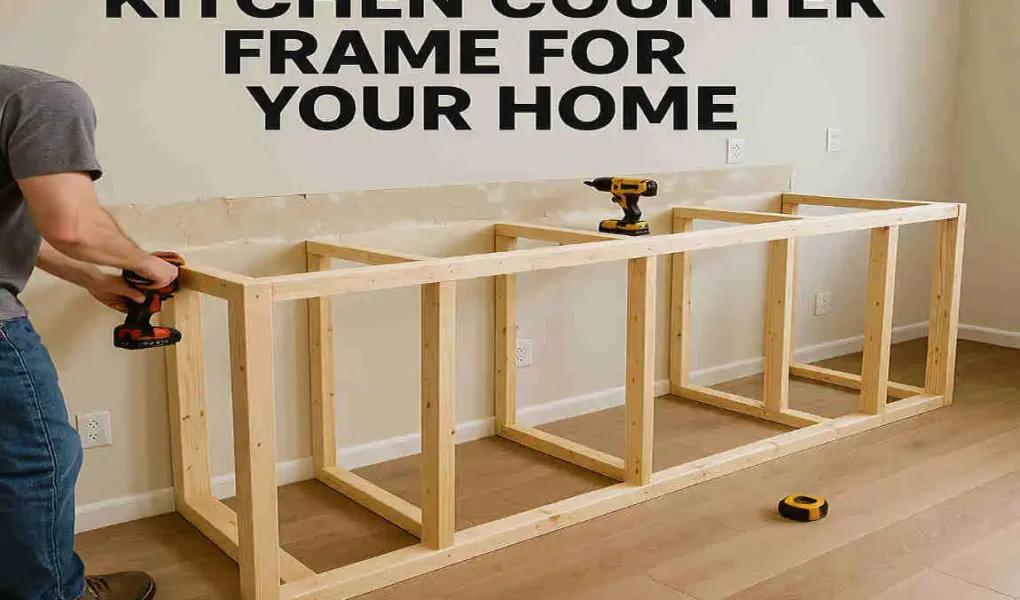 How to Build a Kitchen Counter Frame for Your Home