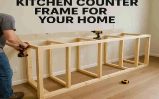 How to Build a Kitchen Counter Frame for Your Home