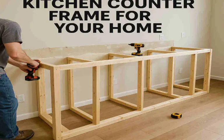 How to Build a Kitchen Counter Frame for Your Home