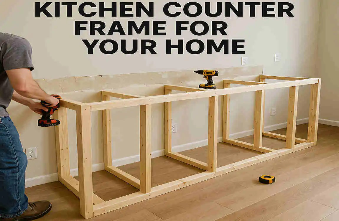 How to Build a Kitchen Counter Frame for Your Home - american home protect
