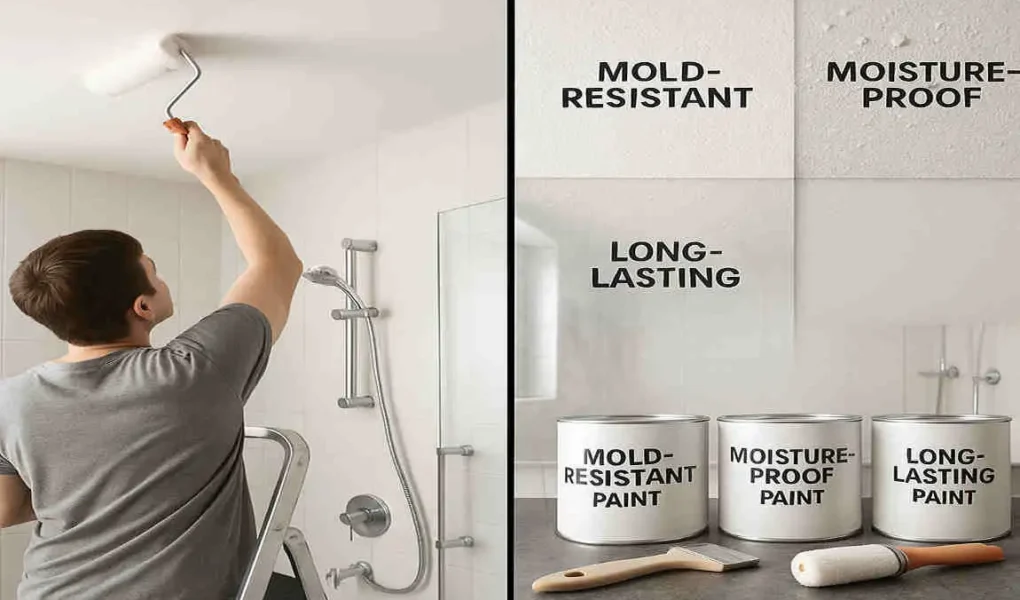 what kind of paint for bathroom ceiling