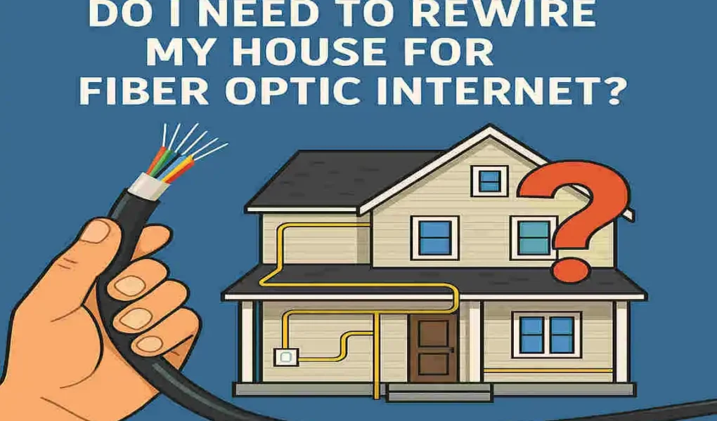 Do I Need to Rewire My House for Fiber Optic Internet?