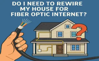Do I Need to Rewire My House for Fiber Optic Internet?