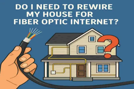 Do I Need to Rewire My House for Fiber Optic Internet?