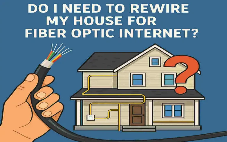 Do I Need to Rewire My House for Fiber Optic Internet?