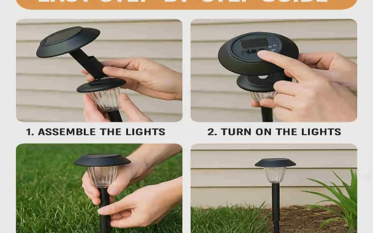 How to Install Solar Lights at Home: Easy Step-by-Step Guide