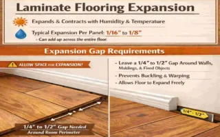 how much does laminate flooring expand