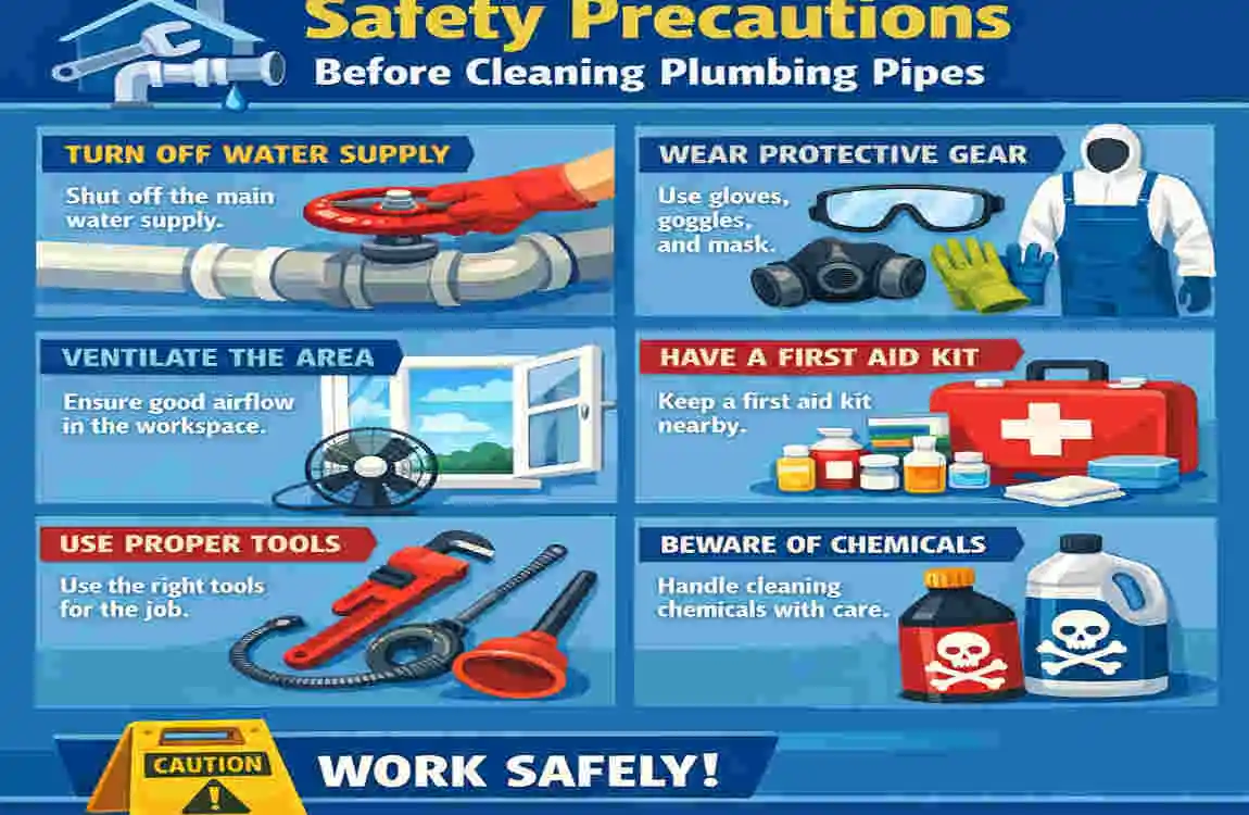 how to clean plumbing pipes at home