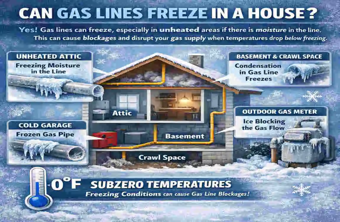 Can Gas Lines Freeze in Your House? Winter Risks Explained