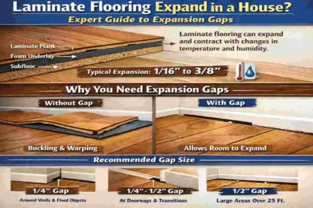 How Much Does Laminate Flooring Expand in a House? Expert Guide to Expansion Gaps