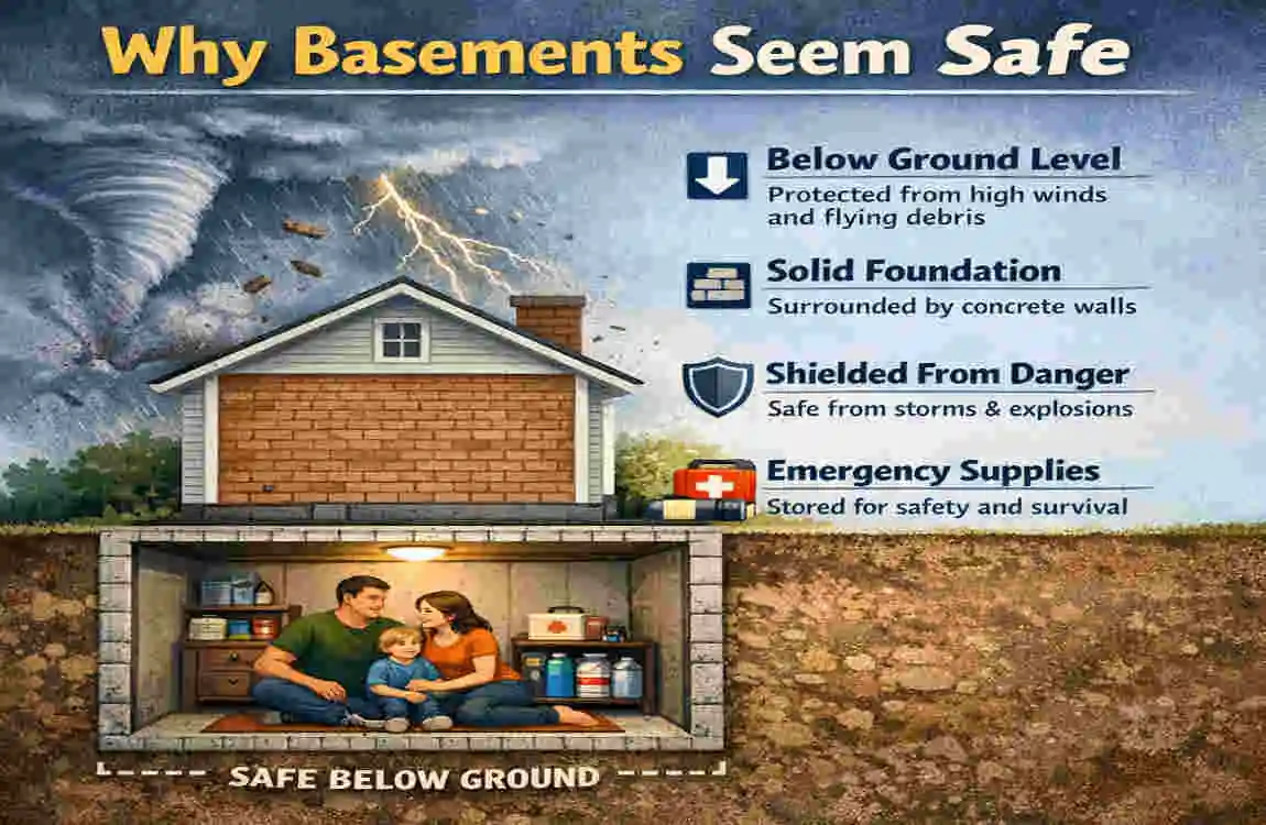 are basements safe during hurricanes