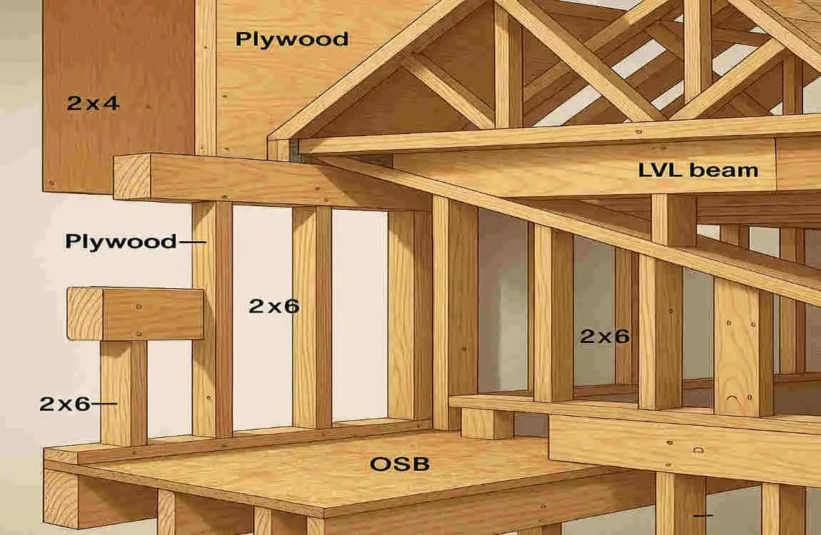 how much lumber is needed to build a house