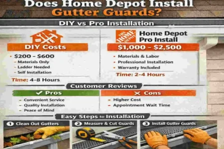 Home Depot and Gutter Guards