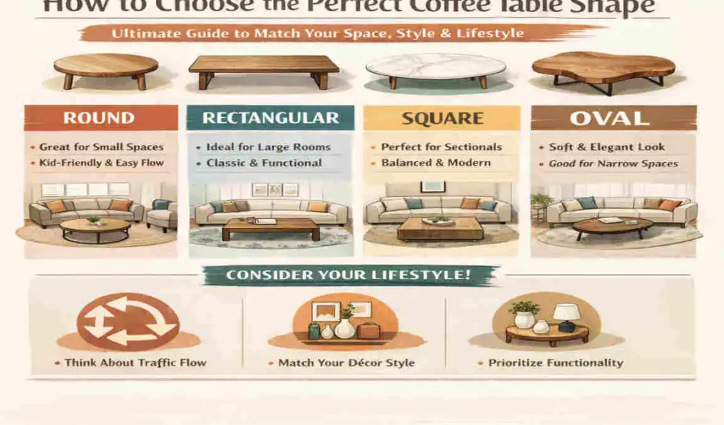 How do I know what shape coffee table to buy?