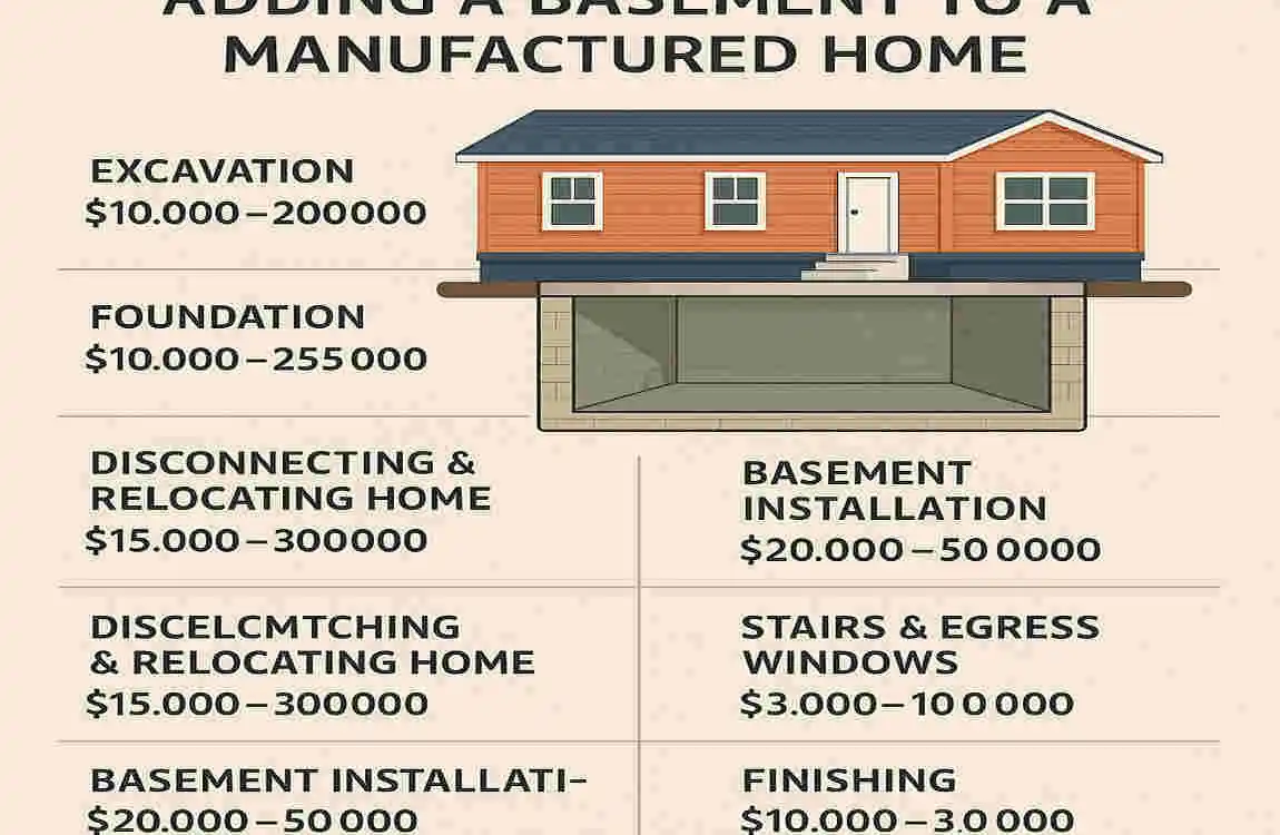 What is the Cost of Adding a Basement to a Manufactured Home?