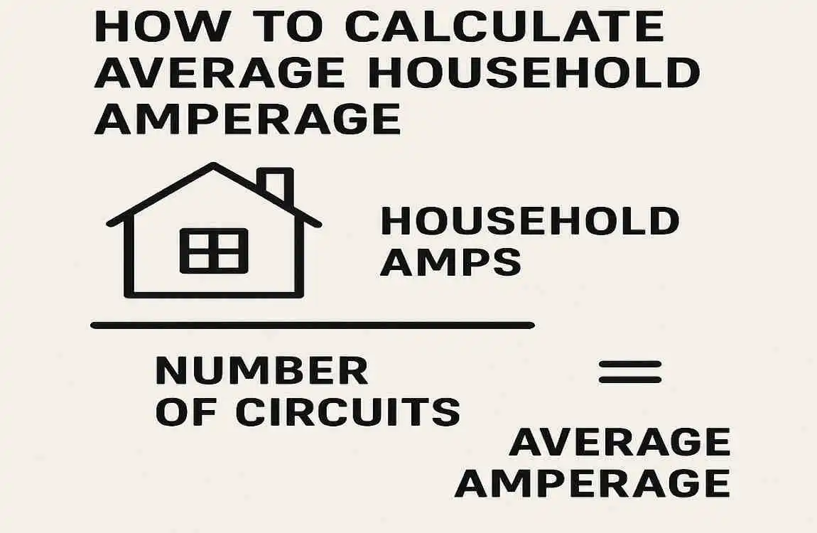 what is the average amperage of a house