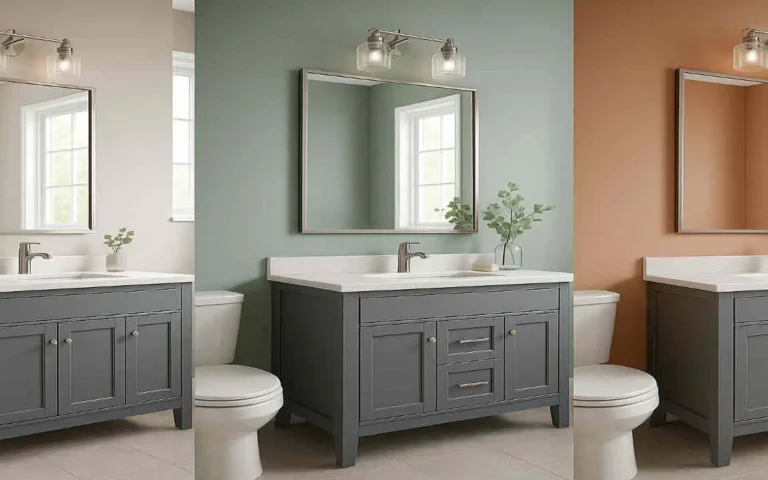 Perfect Gray Bathroom Cabinets: Best Wall Colors for Your House