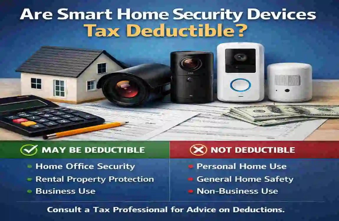 are home security systems tax deductible