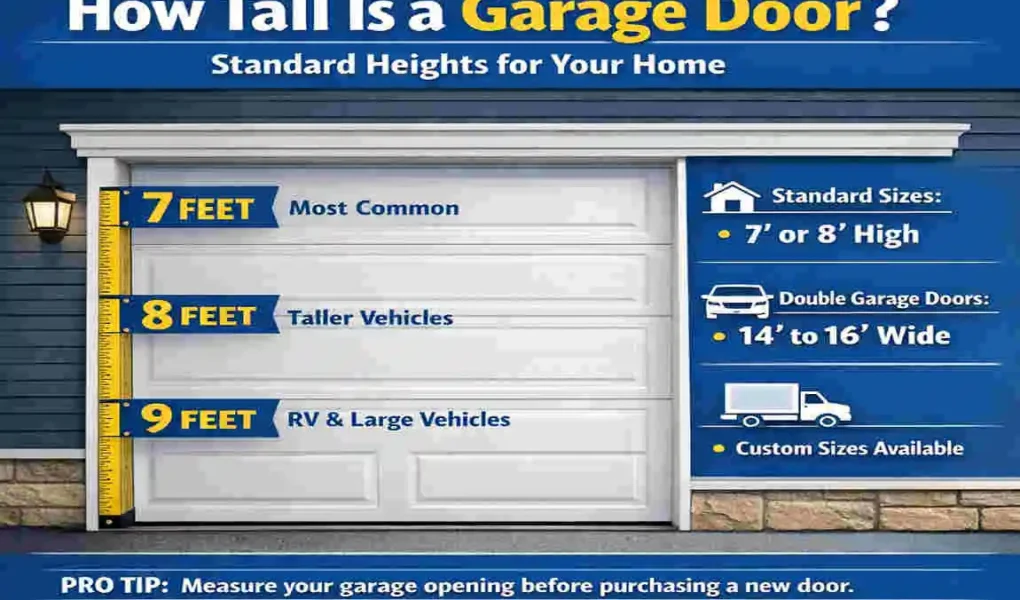 How Tall Is a Garage Door? Standard Heights for Your Home