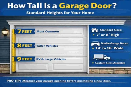 How Tall Is a Garage Door? Standard Heights for Your Home
